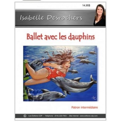 Patron Peinture: Ballet avec les dauphins (Isabelle Desrochers)